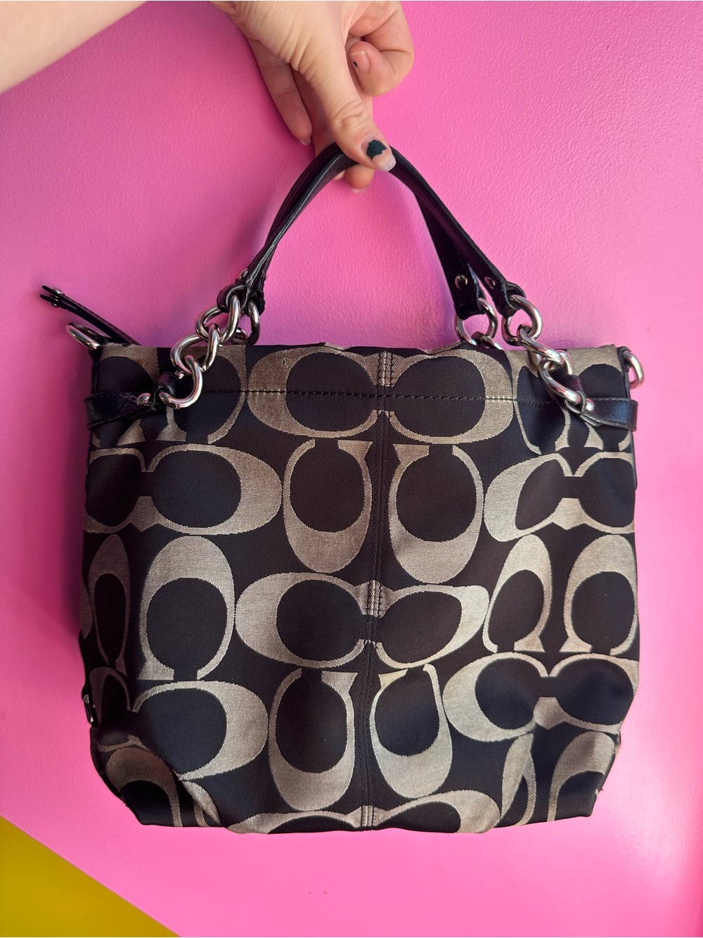 Coach Brooke Signature Sateen Hobo Bag